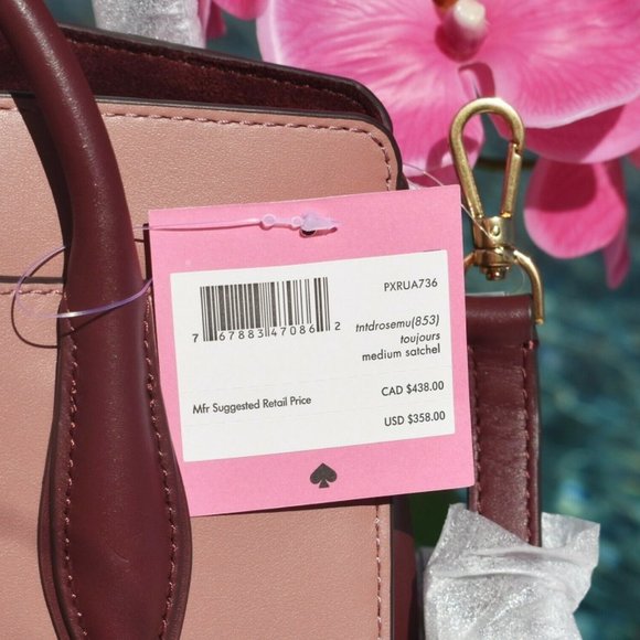 $179 *NEW* KATE SPADE toujours medium satchel - Picture 6 of 6